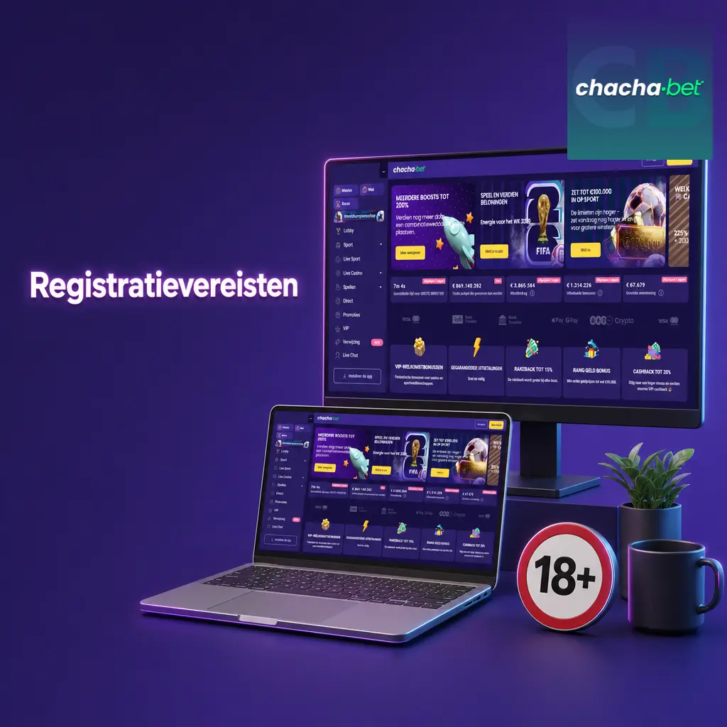 Registratievereisten voor kansspelen: 18+, correcte gegevens, ID-controle en betaalmethode op eigen naam