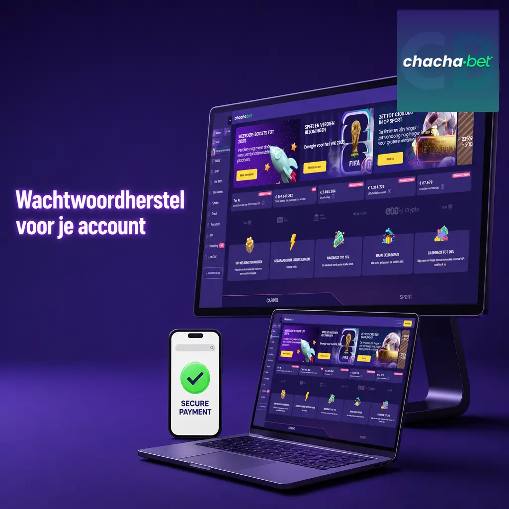 Wachtwoordherstel via e-mail of sms om je account, saldo en persoonlijke gegevens veilig te herstellen